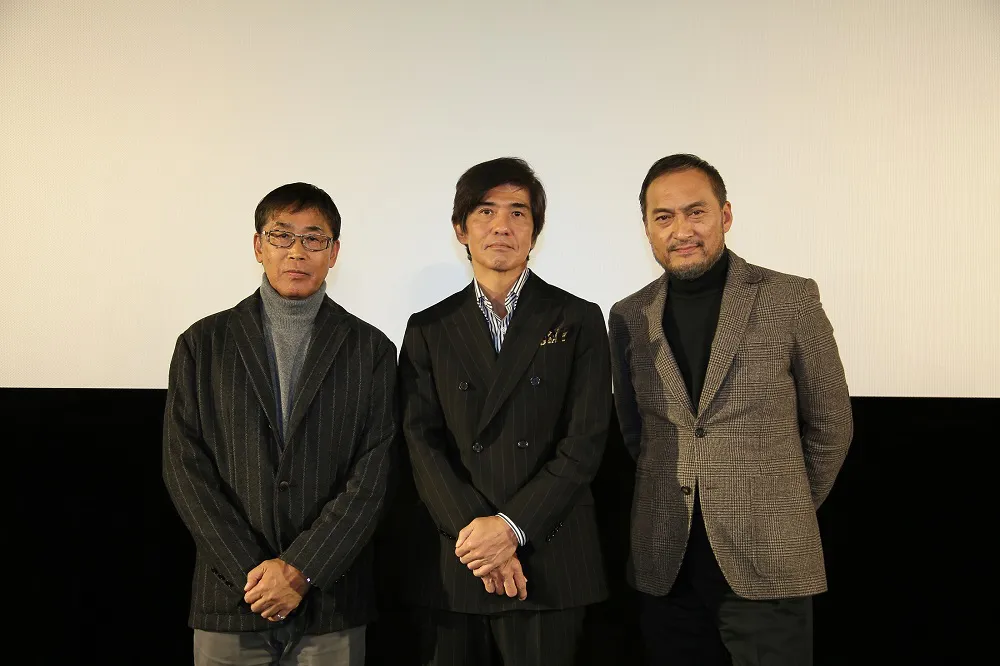 3月6日(金)に全国公開される映画「Fukushima 50」の若松節朗監督、佐藤浩市、渡辺謙(写真左から)