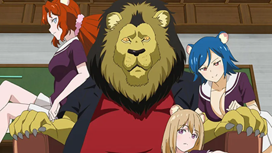 第3話より、ハーレムを作るライオンのキング、でも実はすごくヘタレな性格で…。