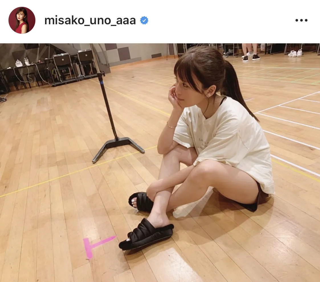 ※宇野実彩子公式Instagram(misako_uno_aaa)のスクリーンショット