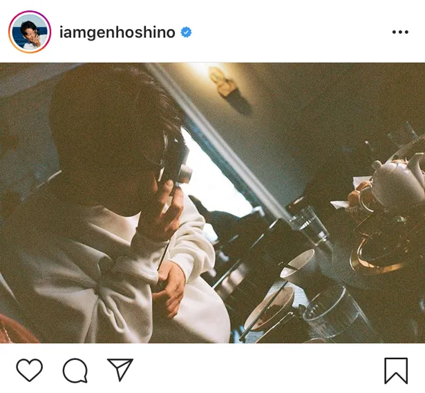 ※画像は星野源(iamgenhoshino)公式Instagramより