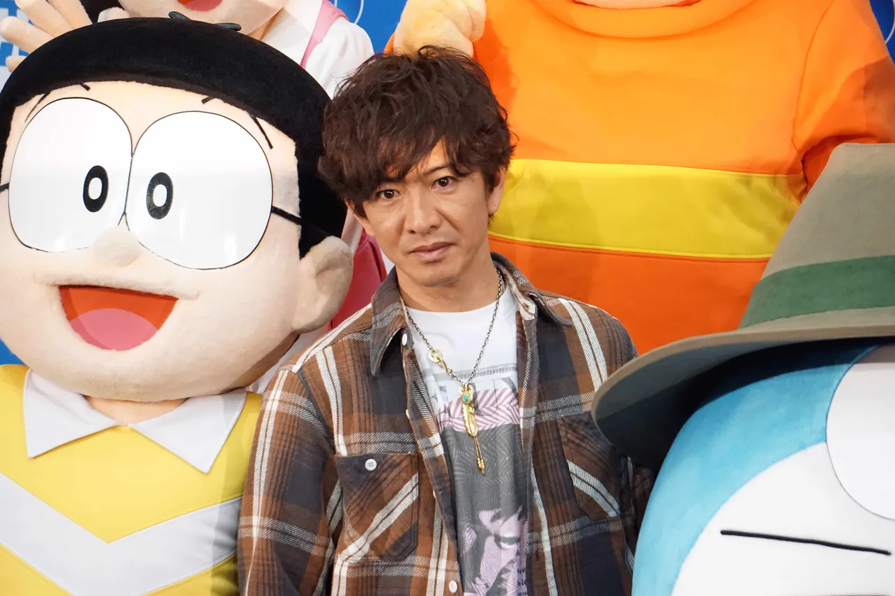 公開アフレコイベントに登場した木村拓哉