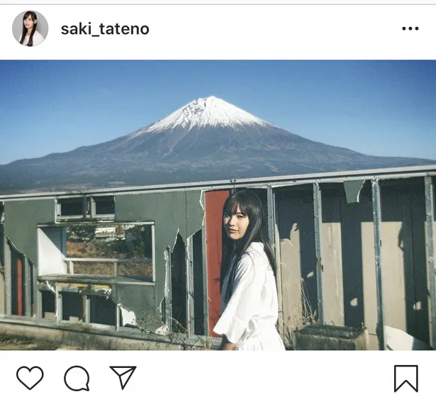 立野沙紀(saki_tateno)Instagramのスクリーンショット