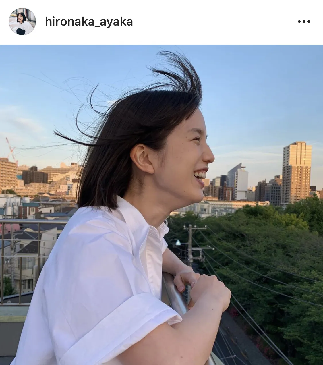 ※弘中綾香アナウンサー公式Instagram(hironaka_ayaka)より