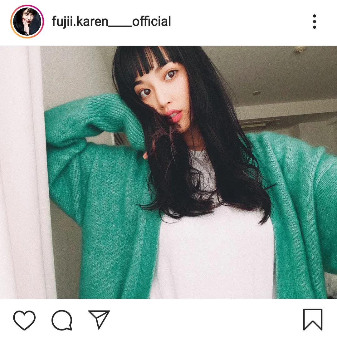 ※画像は藤井夏恋公式Instagram(fujii.karen____official)より