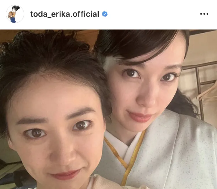 ※戸田恵梨香公式Instagram(toda_erika.official)のスクリーンショット