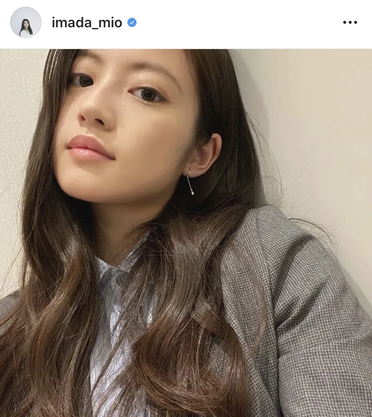 ※今田美桜公式Instagram(imada_mio)のスクリーンショット