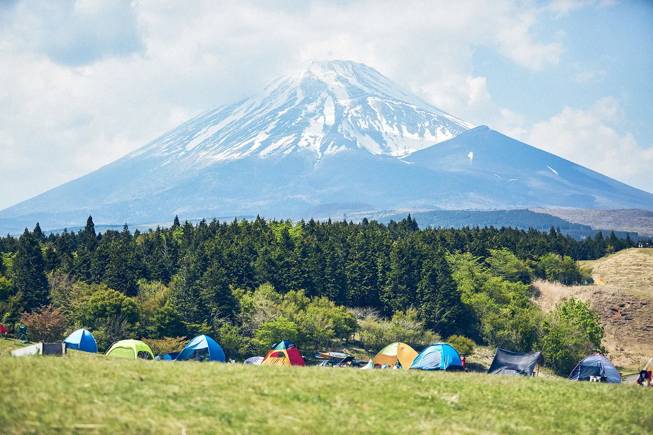 晴天に恵まれれば、富士山の雄大な姿を間近で堪能！