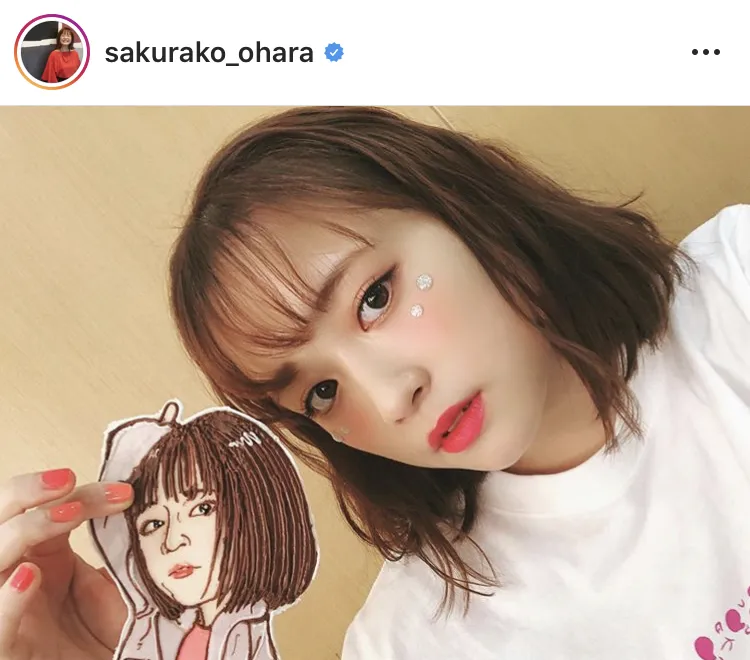 ※大原櫻子公式Instagram(sakurako_ohara)のスクリーンショット