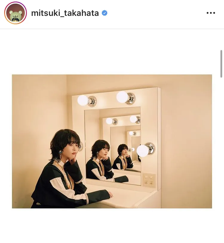 ※高畑充希式Instagram(mitsuki_takahata)のスクリーンショット