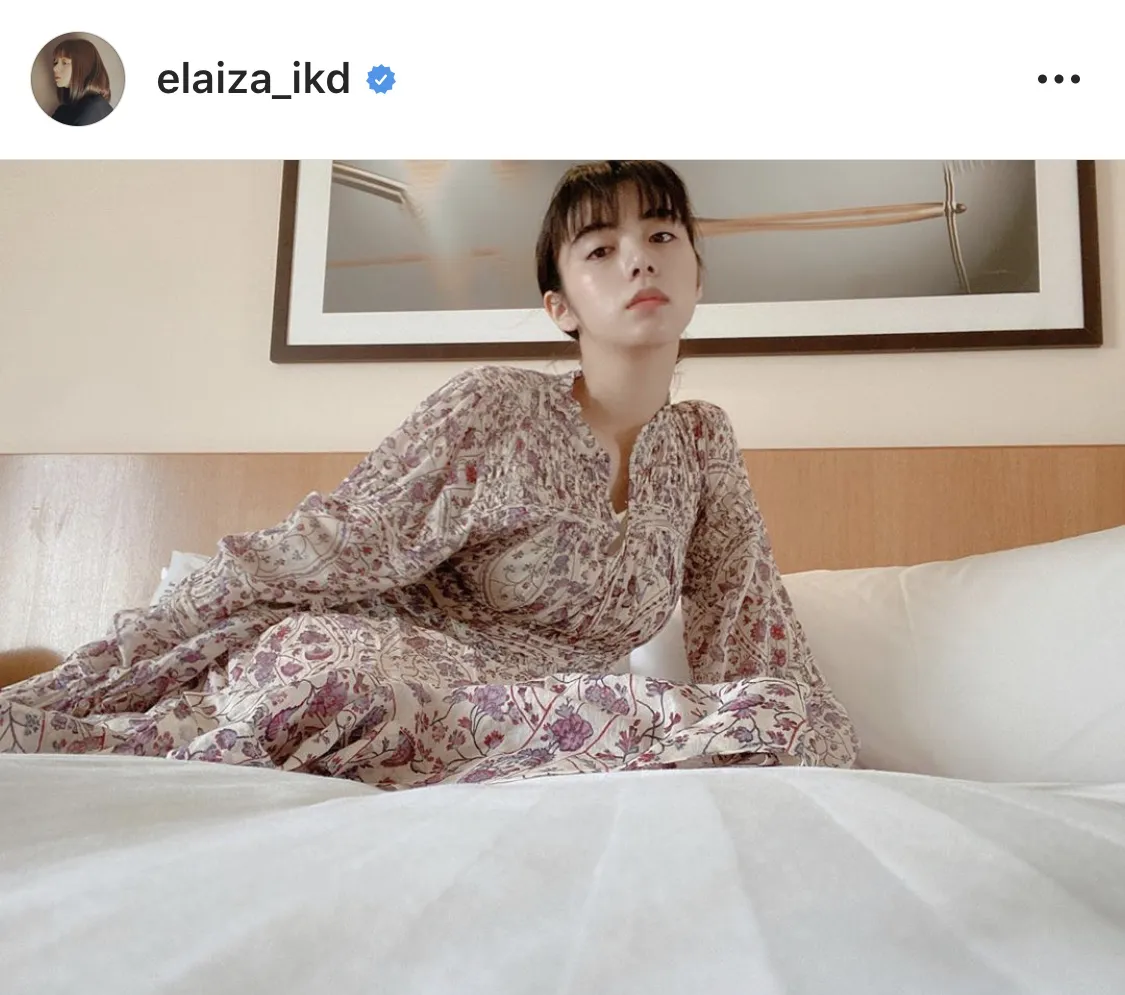 ※池田エライザ公式Instagram(elaiza_ikd)のスクリーンショット