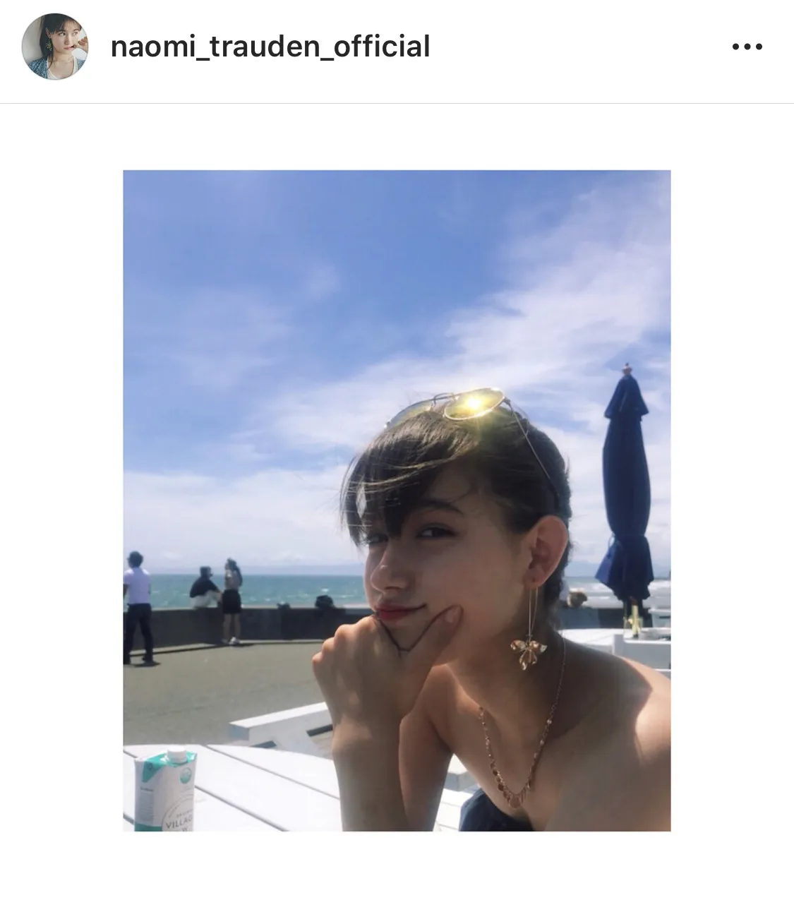 ※トラウデン直美公式Instagram(naomi_trauden_official)より