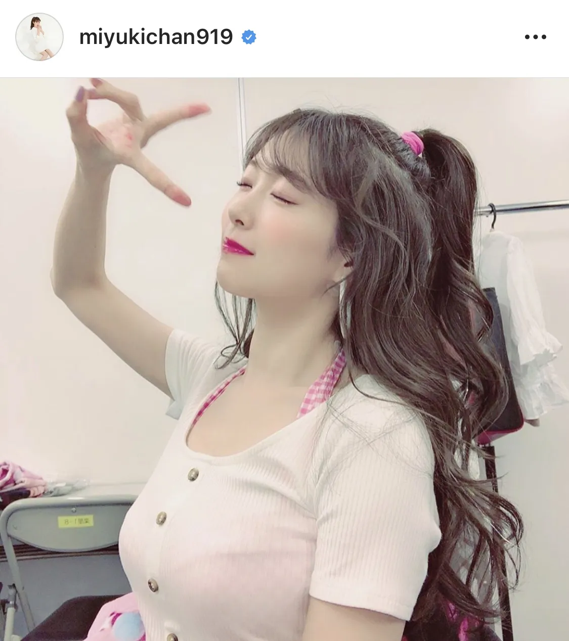 ※渡辺美優紀(miyukichan919)公式Instagramより