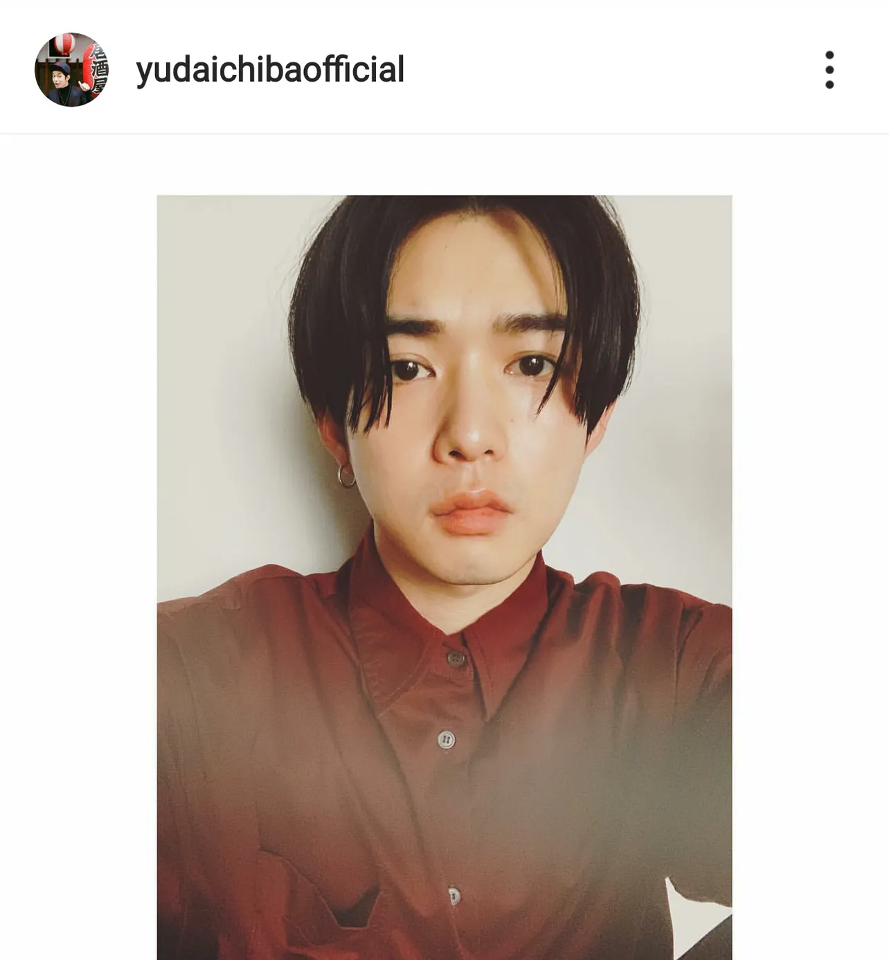 ※画像は千葉雄大(yudaichibaofficial)公式Instagramのスクリーンショット