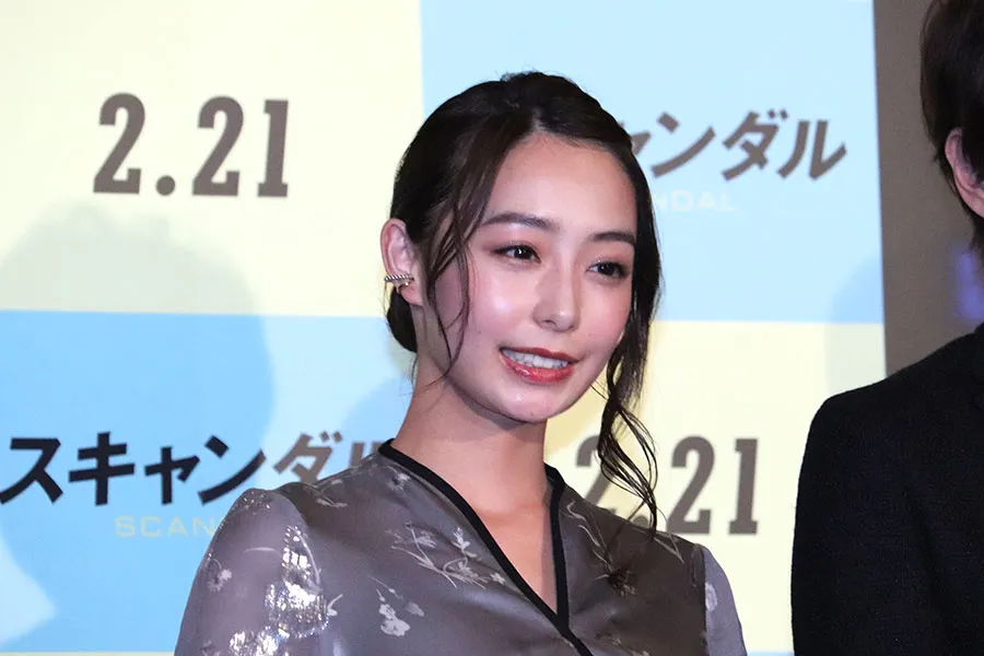 宇垣美里が映画「スキャンダル」公開記念イベントに登壇した