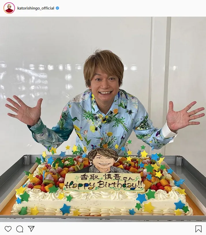 【写真を見る】1月には43歳の誕生日を迎えた香取慎吾