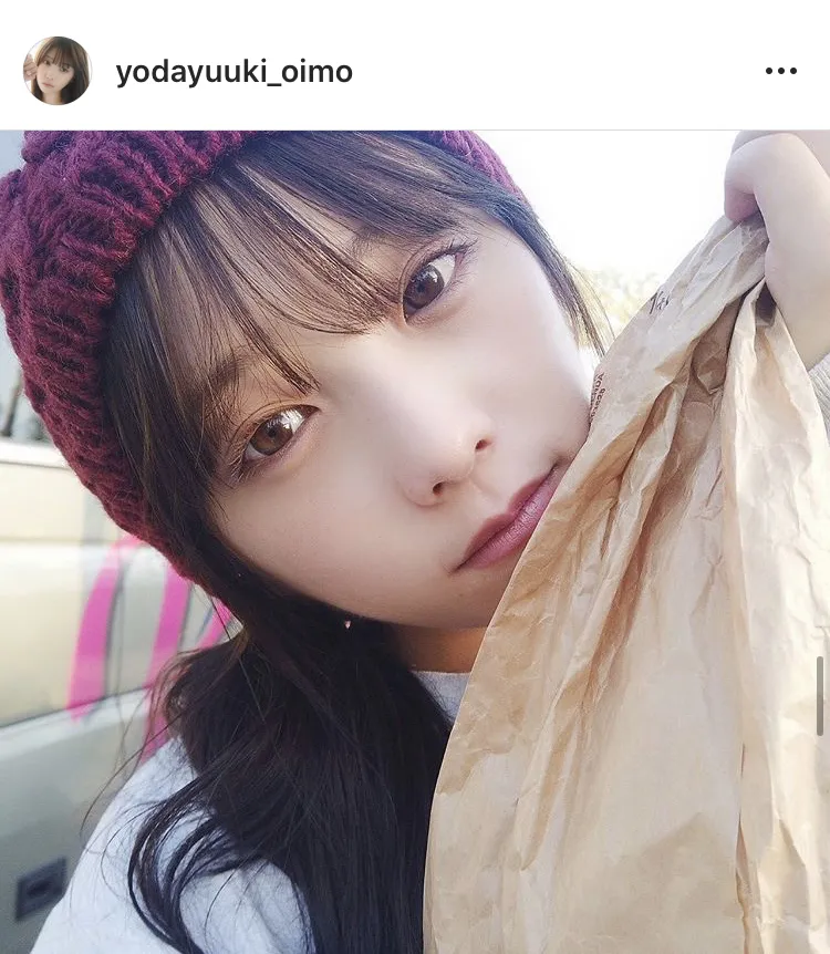 ※与田祐希写真集公式Instagram(yodayuuki_oimo)のスクリーンショット