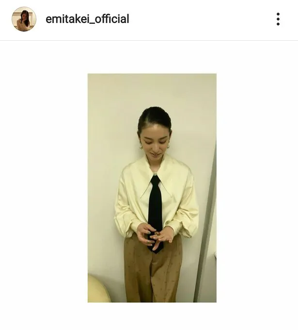 ※画像は武井咲(emitakei_official)公式Instagramのスクリーンショット