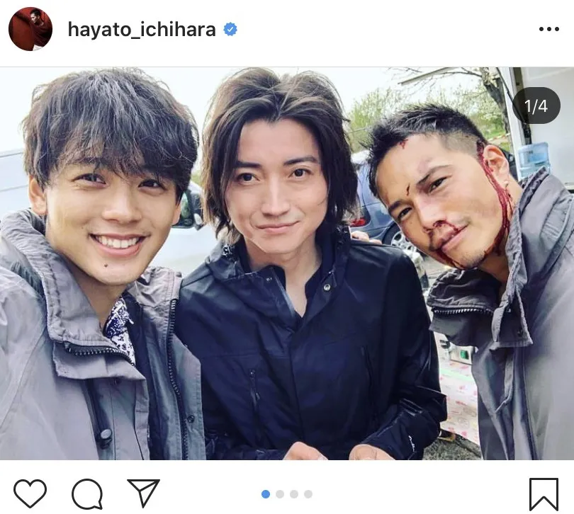 ※画像は市原隼人(hayato_ichihara)公式Instagramより