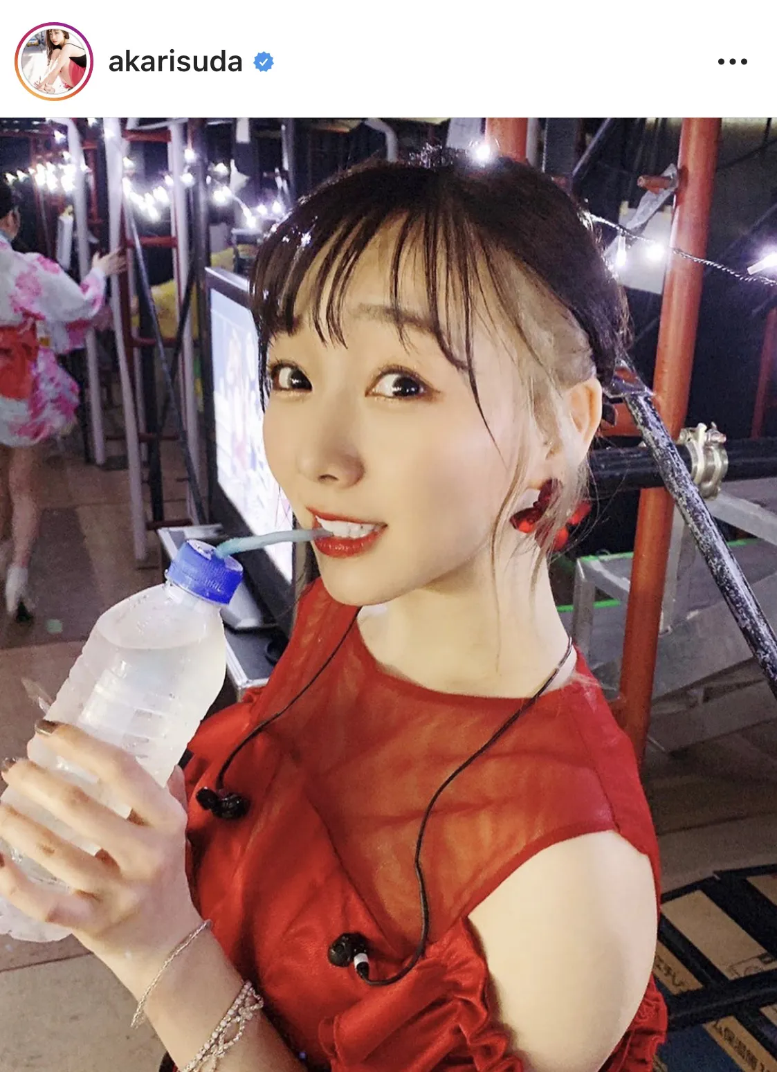 ※須田亜香里公式Instagram(akarisuda)のスクリーンショット