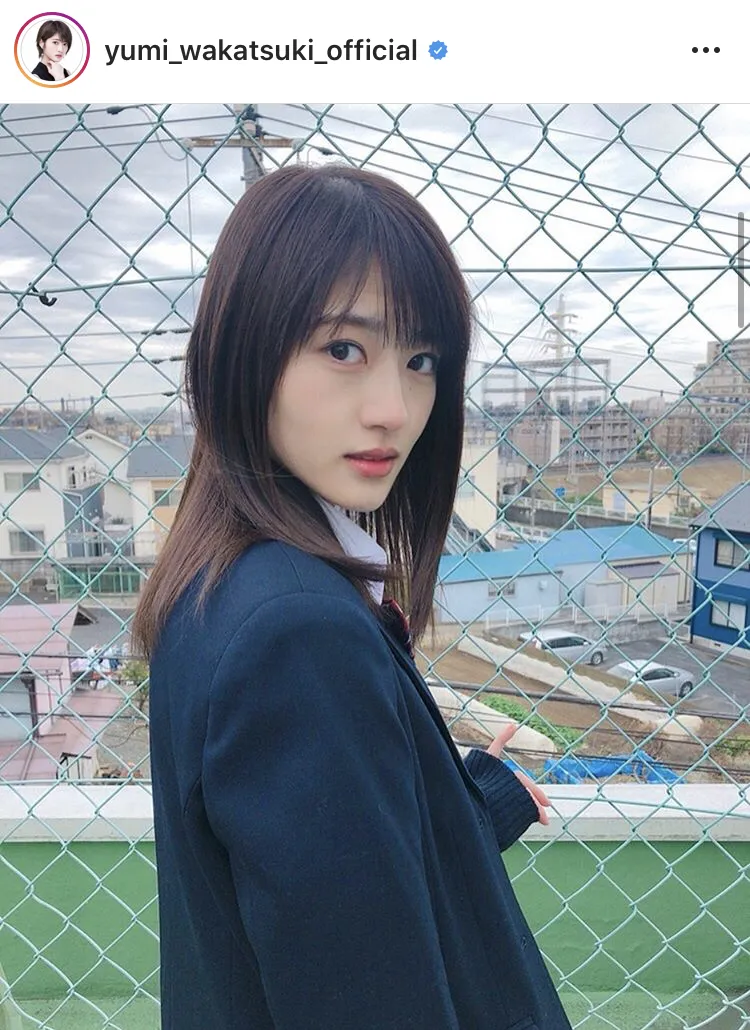 ※若月佑美公式Instagram(yumi_wakatsuki_official)のスクリーンショット