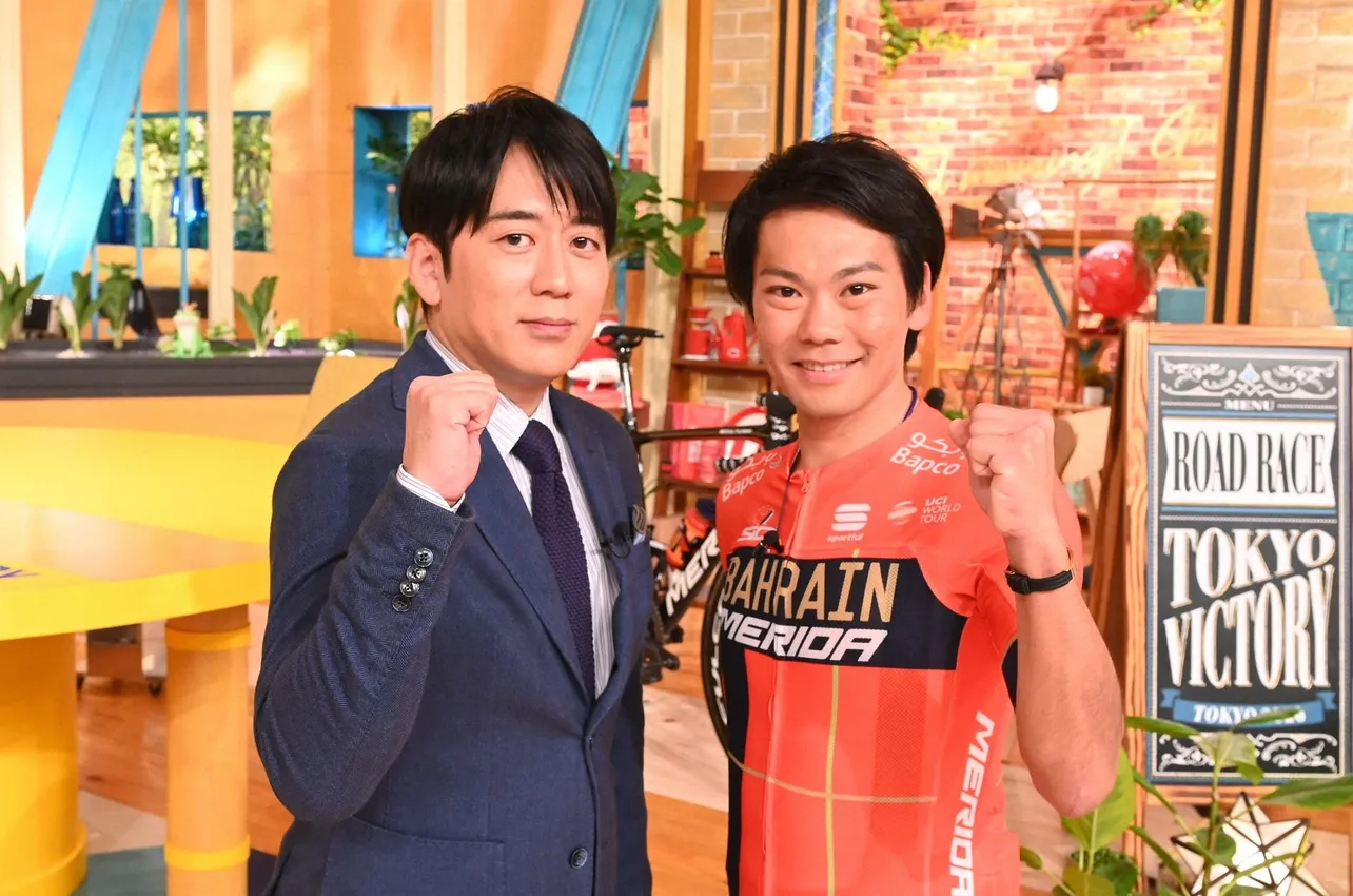 「東京VICTORY」に出演した自転車ロードレース ・新城幸也選手