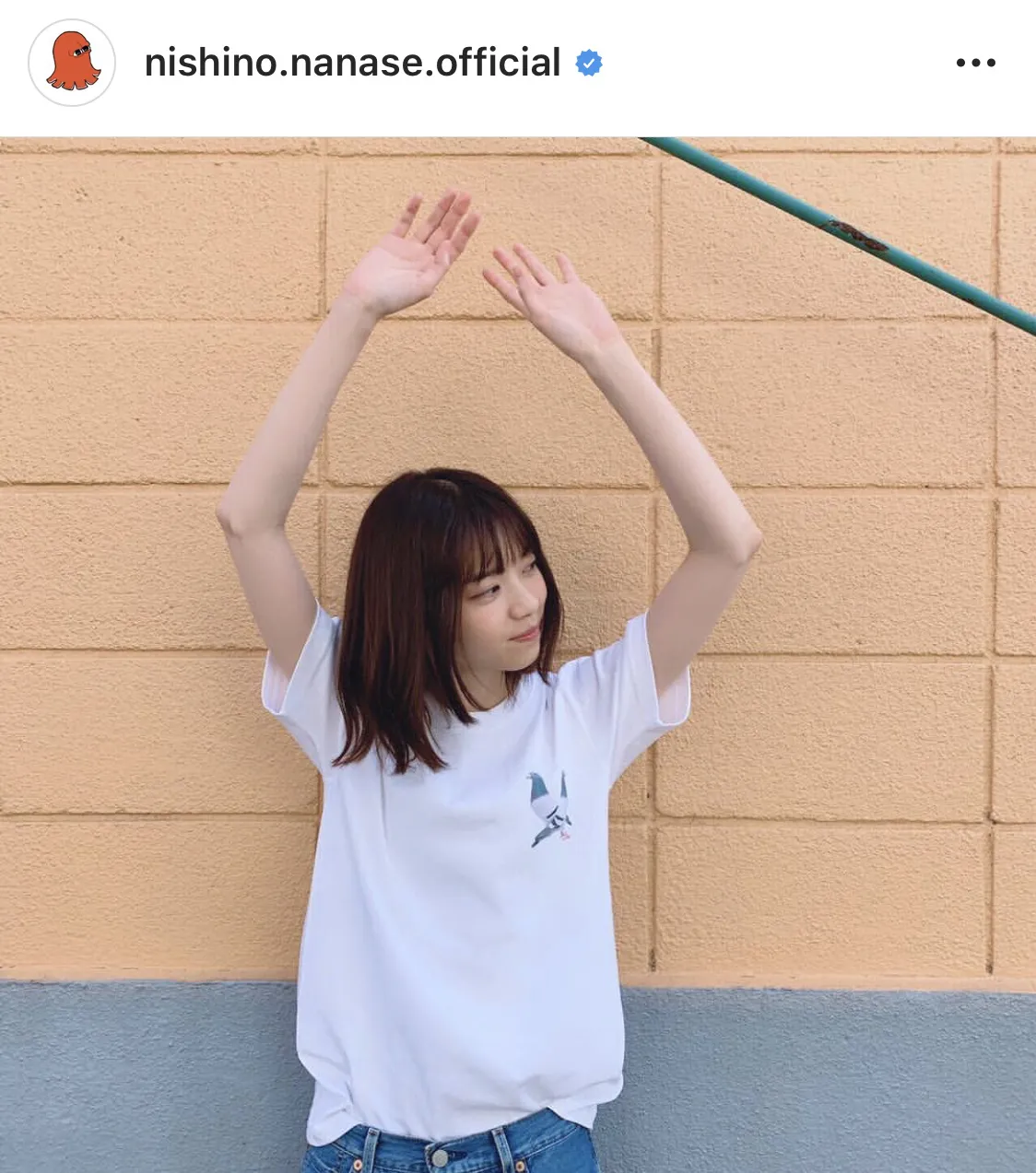 ※西野七瀬公式Instagram(nishino.nanase.official)のスクリーンショット