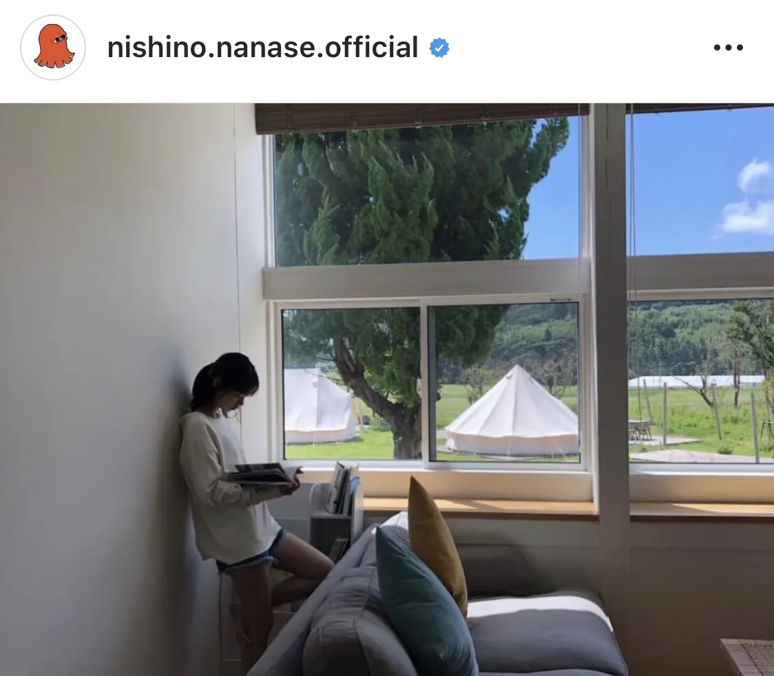 ※西野七瀬公式Instagram(nishino.nanase.official)のスクリーンショット