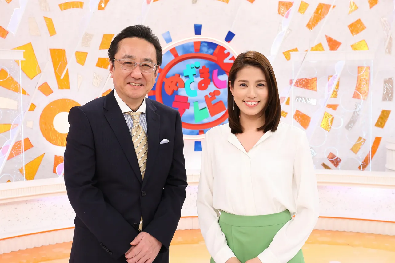 【写真を見る】「めざましテレビ」に出演する三宅正治アナ、永島優美アナ