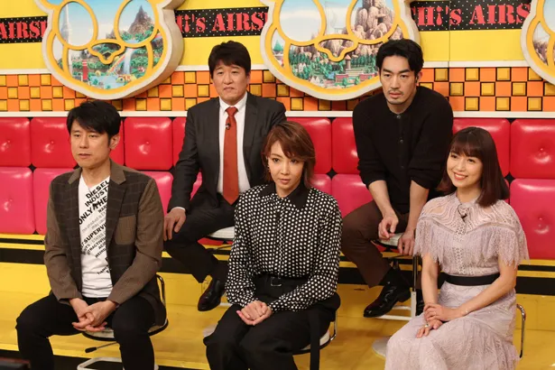 ＜ミュージカル『ボディガード』チーム＞のメンバーは原田泰造、林修、柚希礼音、新妻聖子、大谷亮平