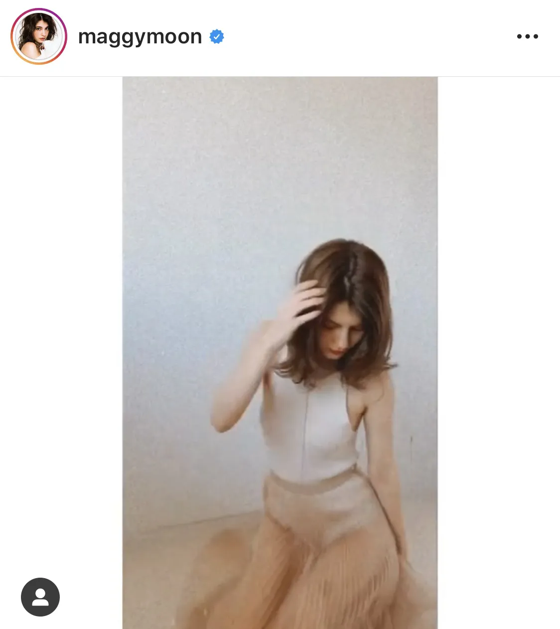 ※マギー公式Instagram(maggymoon)のスクリーンショット