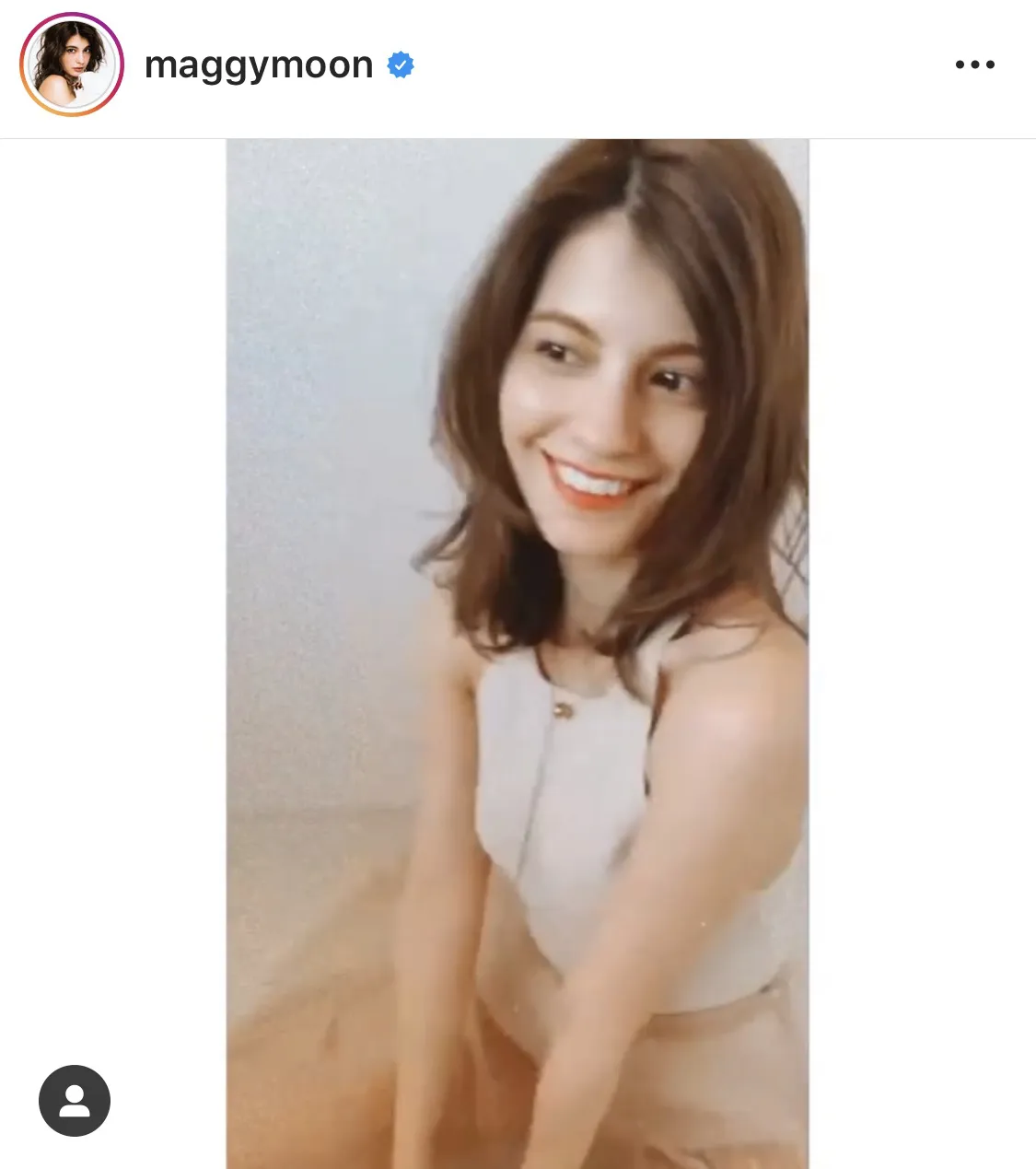 ※マギー公式Instagram(maggymoon)のスクリーンショット