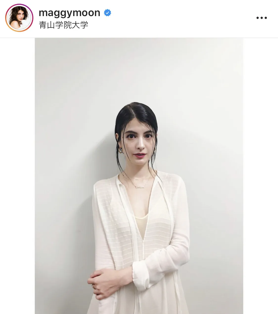 ※マギー公式Instagram(maggymoon)のスクリーンショット