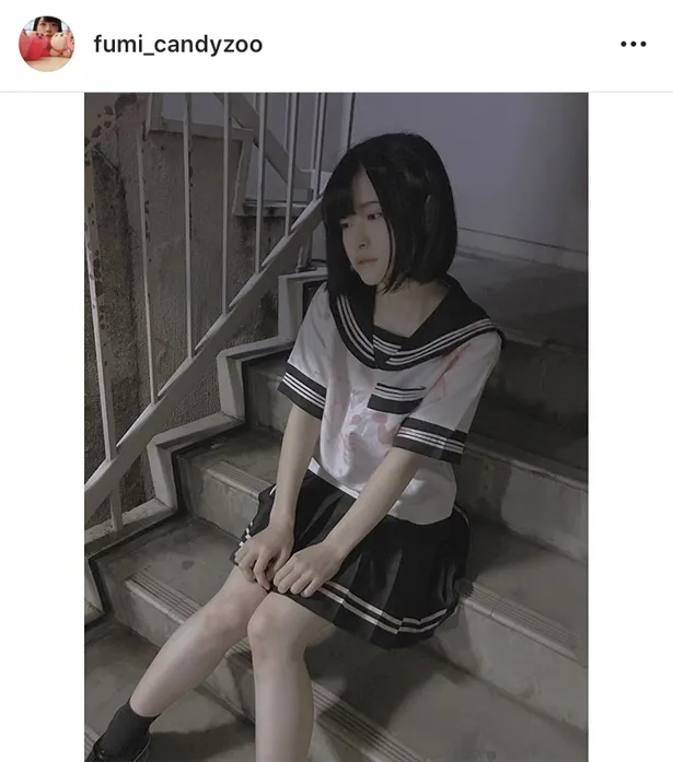 ※画像は、仲原芙海(fumi_candyzoo)オフィシャルInstagramのスクリーンショット