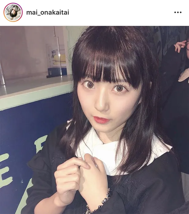 ※画像は、櫻井まい(mai_onakaitai)オフィシャルInstagramのスクリーンショット