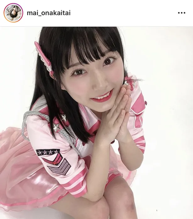 ※画像は、櫻井まい(mai_onakaitai)オフィシャルInstagramのスクリーンショット