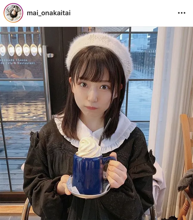 ※画像は、櫻井まい(mai_onakaitai)オフィシャルInstagramのスクリーンショット