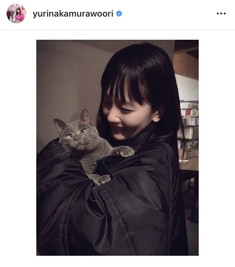 ※中村ゆり公式Instagram(yurinakamurawoori)のスクリーンショット