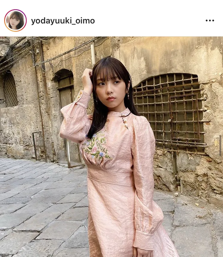 ※与田祐希写真集公式Instagram(yodayuuki_oimo)のスクリーンショット