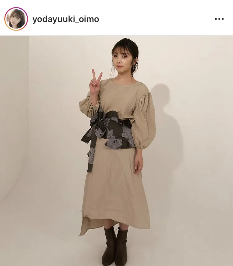 ※与田祐希写真集公式Instagram(yodayuuki_oimo)のスクリーンショット