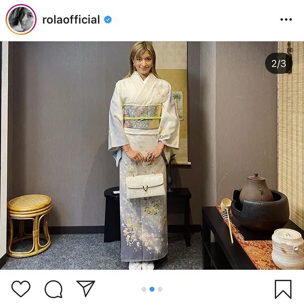 ※ローラInstagram(rolaofficial)のスクリーンショット