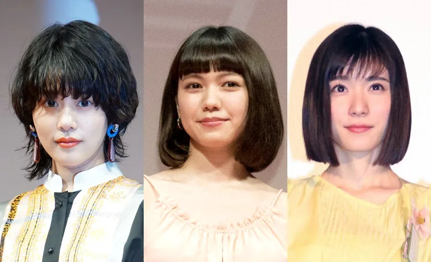 高畑充希、二階堂ふみ、松岡茉優(写真左から)がそれぞれ自身のInstagramを更新