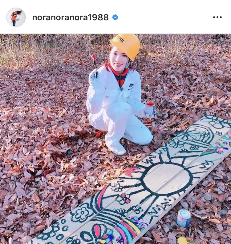 ※平野ノラ公式Instagram(noranoranora1988)のスクリーンショット