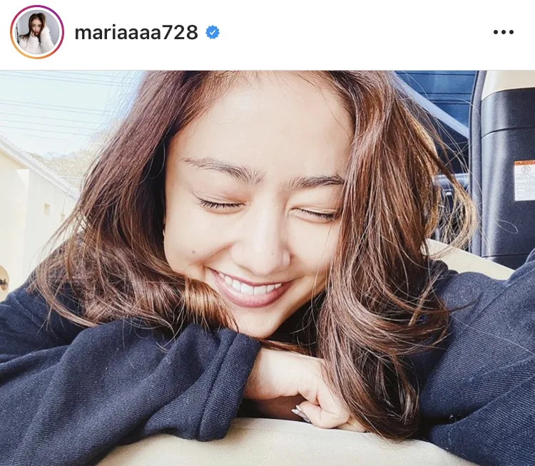 ※谷まりあ公式Instagram(mariaaaa728)のスクリーンショット