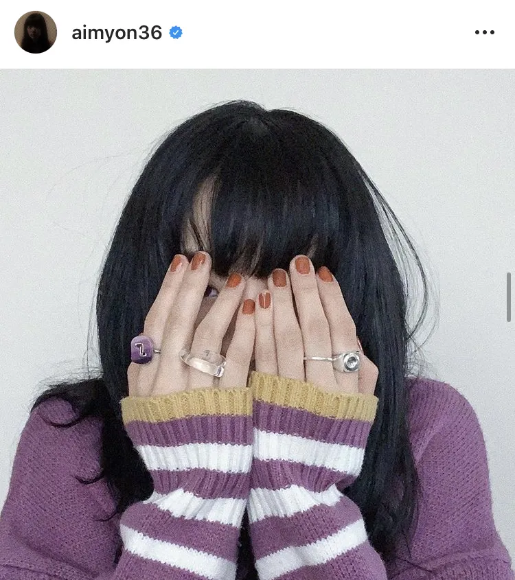 ※あいみょん公式Instagram(aimyon36)のスクリーンショット