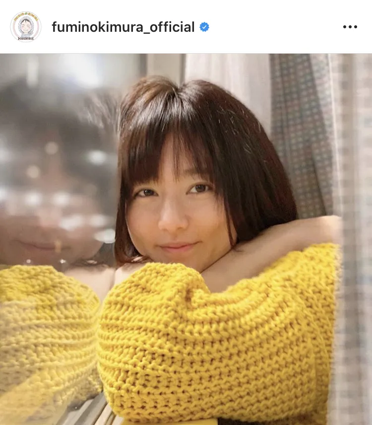 ※木村文乃公式Instagram(fuminokimura_official)のスクリーンショット 