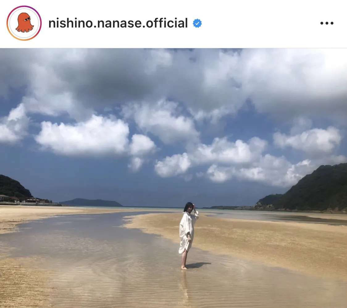 ※西野七瀬公式Instagram(nishino.nanase.official)のスクリーンショット