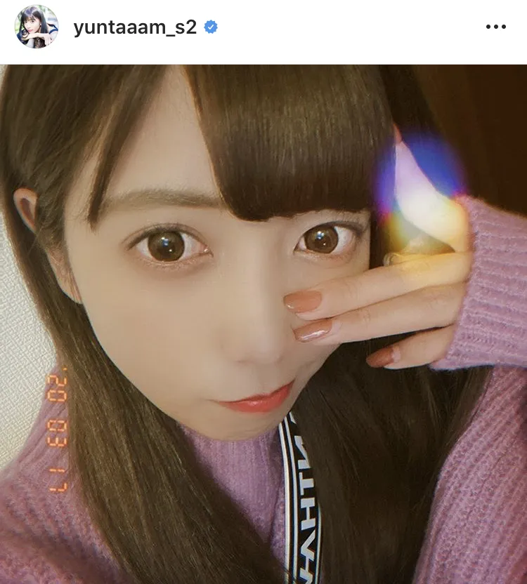 ※ゆん写真集公式Instagram(yuntaaam_s2)のスクリーンショット