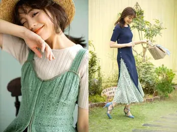 貴島明日香がオン・オフ着まわし“モテ服”コーデ披露! Andemiuとコラボ第2弾決定