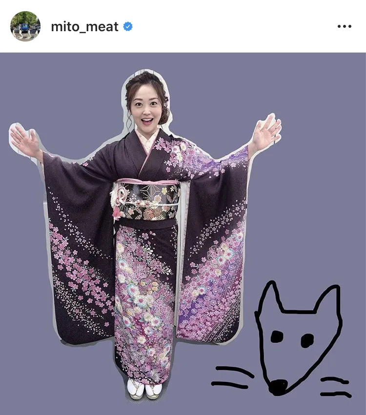 ※画像は水卜麻美アナ(mito_meat)公式Instagramより 