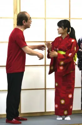 志村けんとみひろ（写真左から）